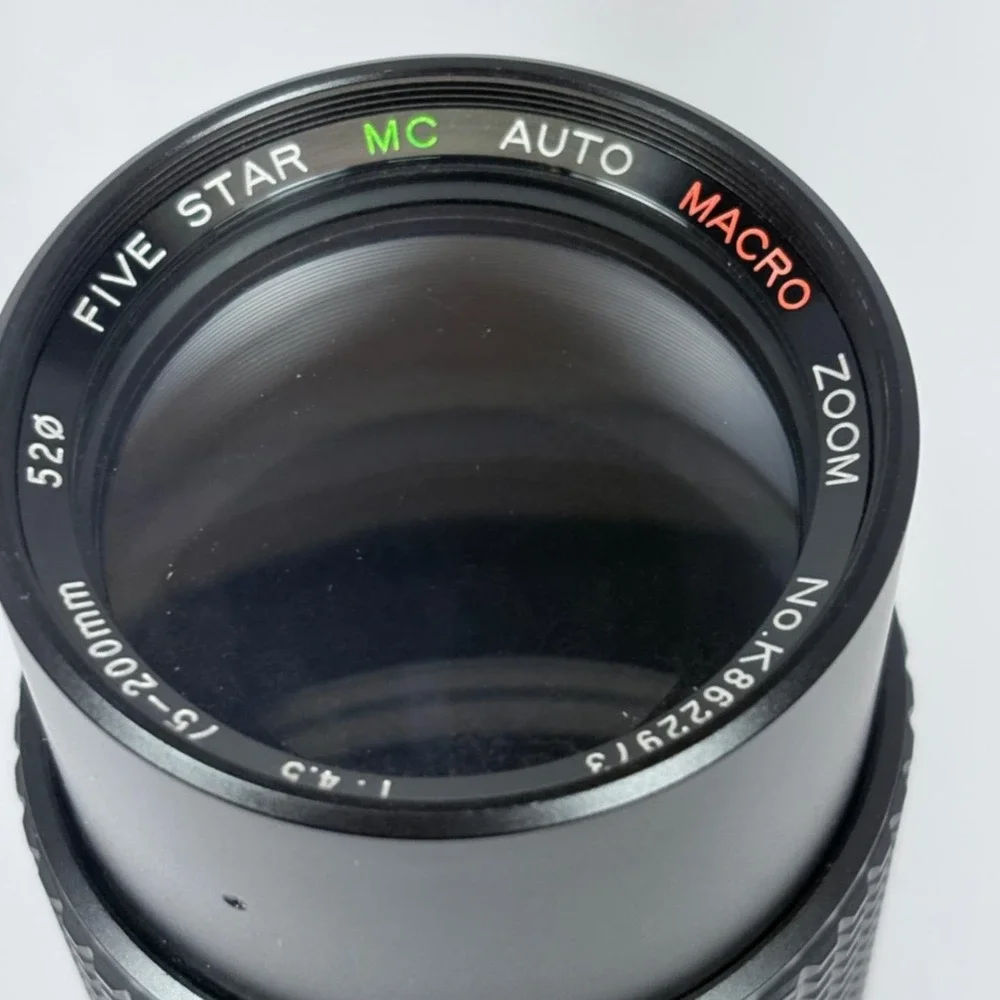 Five Star 75-200mm f4.5 MC Auto Macro‎ Zoom Lens Minolta MD Mount Black